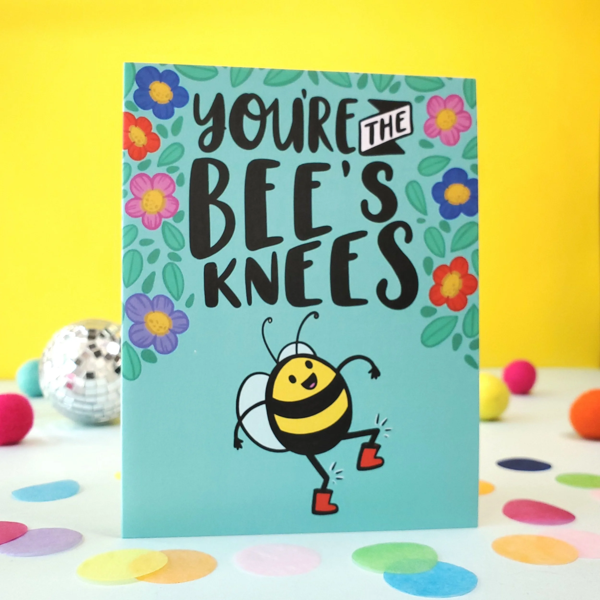 Bee's Knees card — Diverse Greeting Cards for Every Occasion